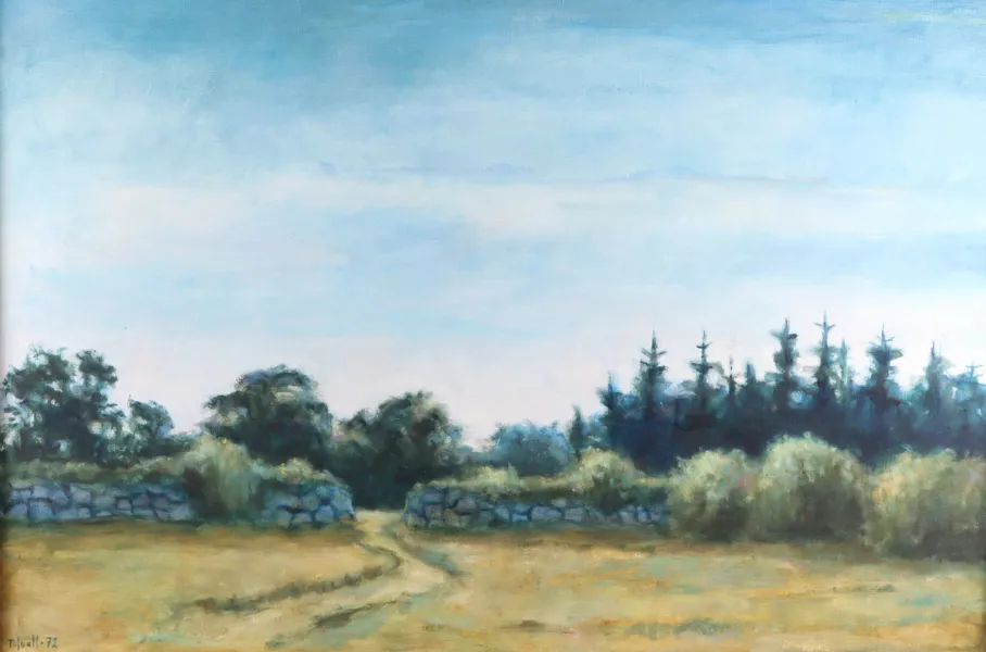 Tore Juell, landskap. Maleri.