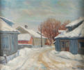 Eugen Strøm, Porsgrunn. Maleri.