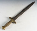 Kortsverd med messing grep, 1800 t.