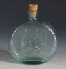 Løveflaske i grønt glass, 1800 t.