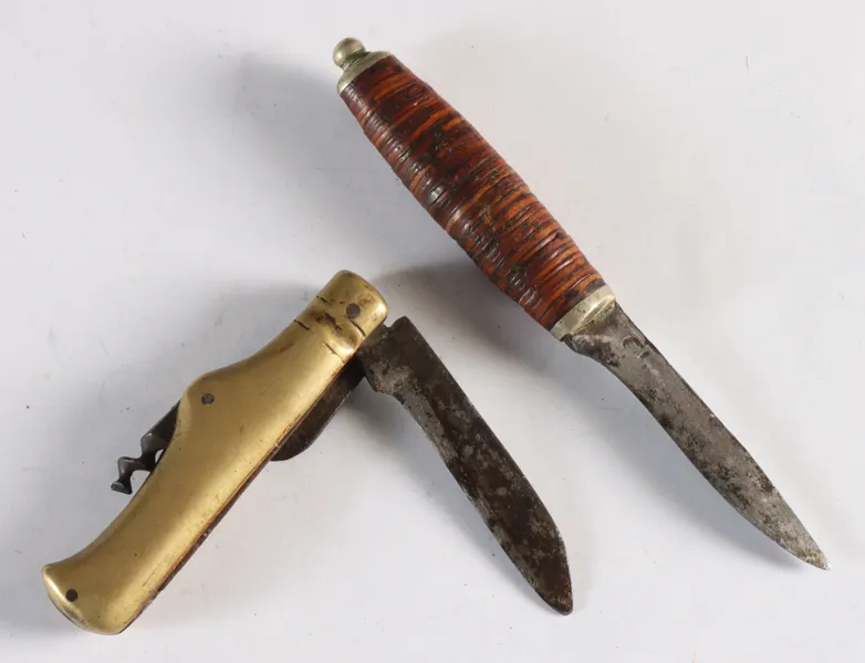 Liten kniv og lommekniv, 1800 t.