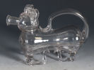 Fyllehund i glass, 18/1900 t.