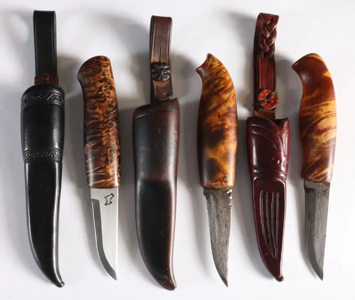 3 slirekniver.