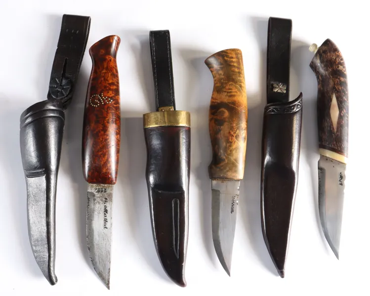 3 slirekniver.