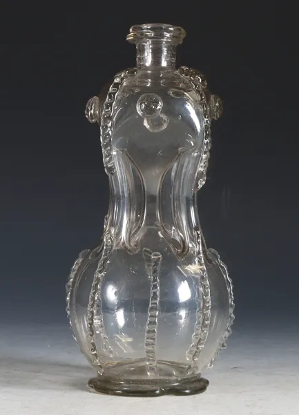 Klukflaske m/zirater, Gjøvik 1800 t.