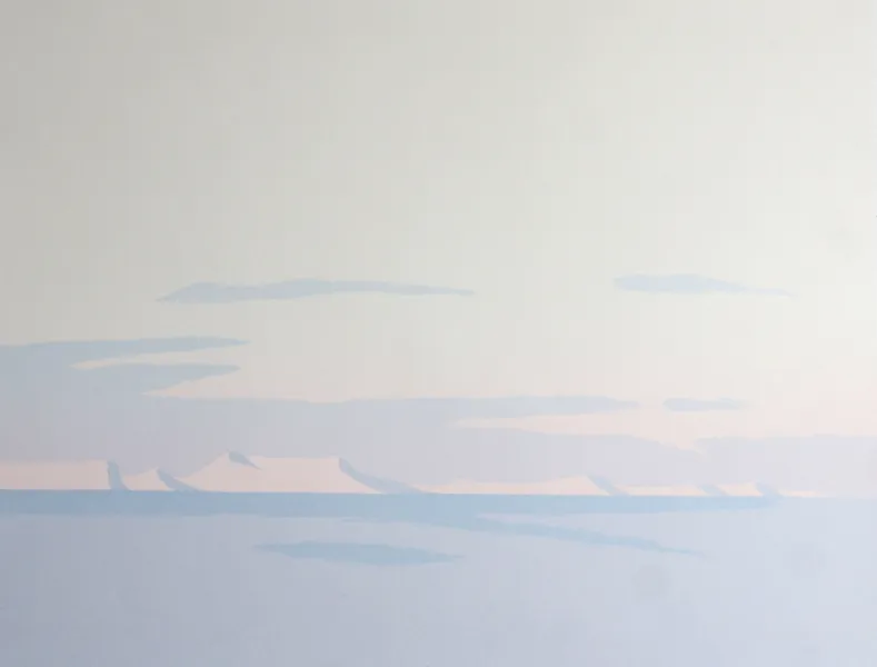 Kåre Tveter, Arctic light. Serigrafi.