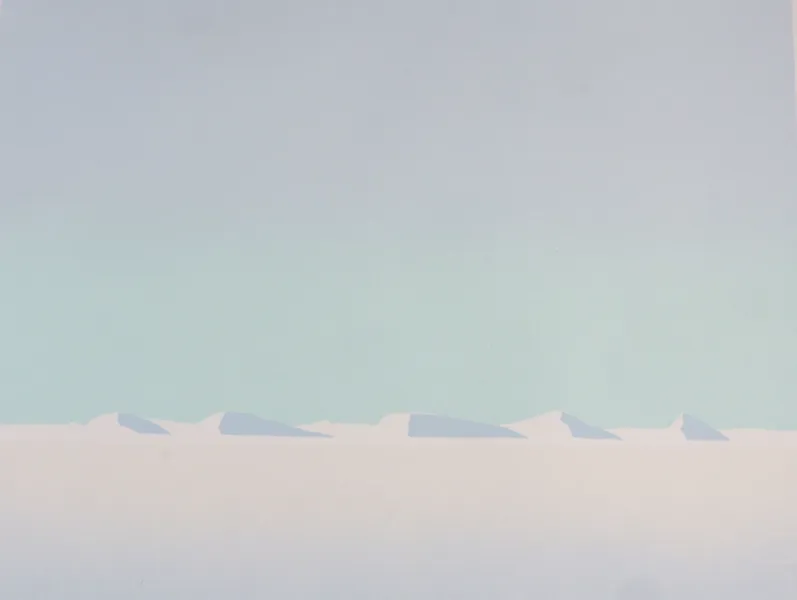 Kåre Tveter, Arctic light. Serigrafi.