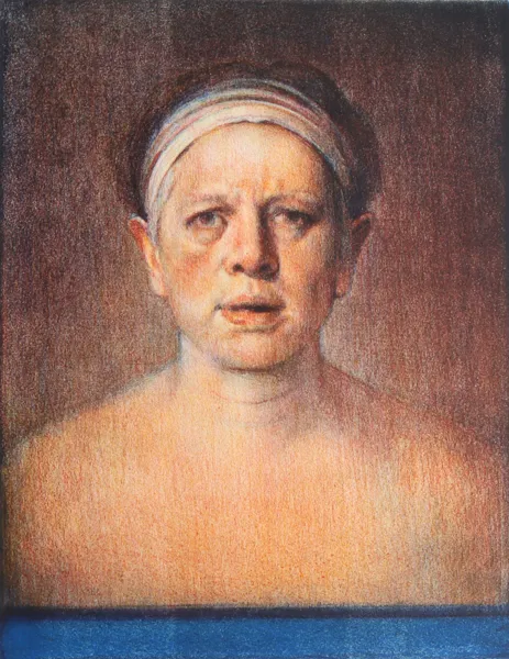 Odd Nerdrum, Selvportrett. Lito.