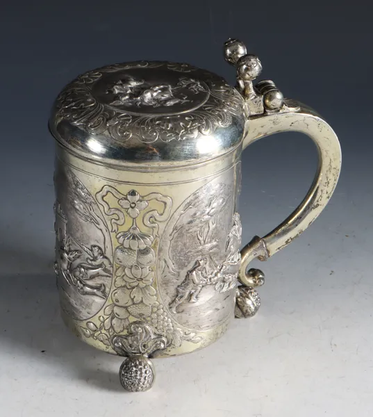 Drikkekanne i sølv, 1700 t.