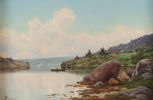 Philip Barlag, landskap. Maleri.