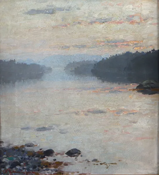 Georg A. Rasmussen, kyst. Maleri.