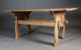 Trehvitt bondebord, 1700 t.