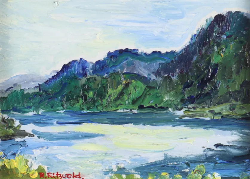 Reidar Fritzvold, Bykle. Maleri.