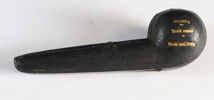 Pipe m/gullbeslag.