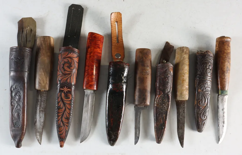 5 slirekniver.