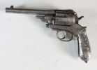 Gasser revolver med sølvinnlegg, ca. 1870.
