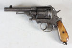 Gasser revolver med benskjefte, ca. 1875