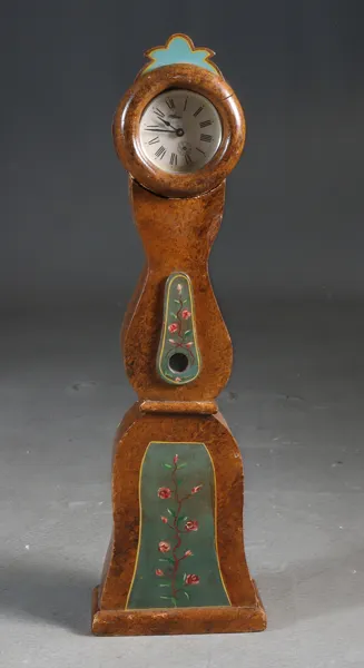 Malt miniatyr gulvur, 18/1900 t.