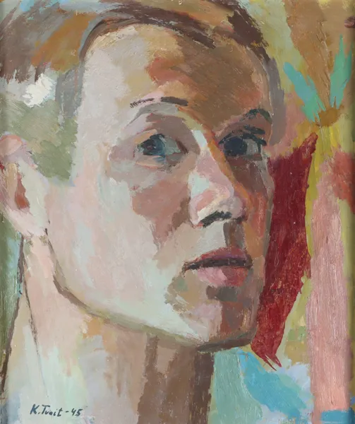 Kåre Tveit, portrett. Maleri