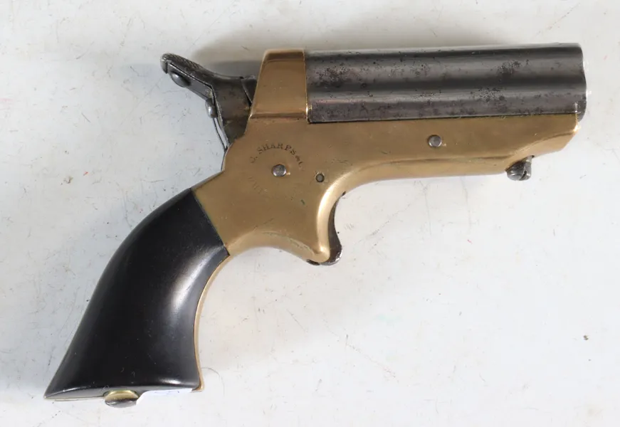 Liten fireløpet revolver, 1800 t.