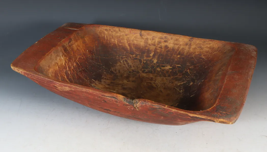 Rødmalt trau, 1800 t.