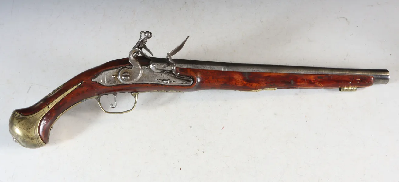 Flintlåspistol, 1700 t.