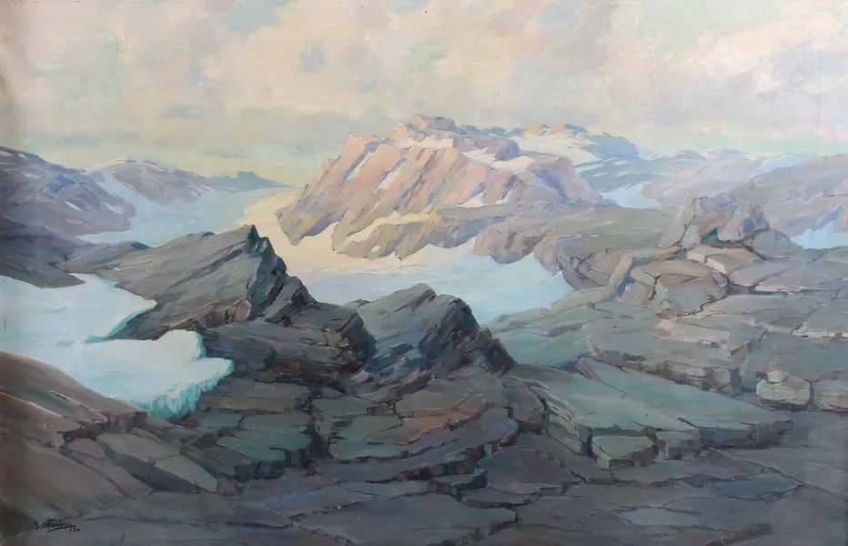 Boris Ottenberg, fjell. Maleri